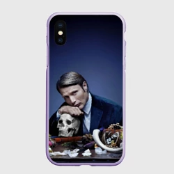 Чехол для iPhone XS Max матовый Ганнибал Лектер