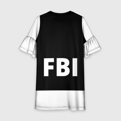 Детское платье 3D Бронежилет ФБР FBI, цвет 3D печать - фото 2