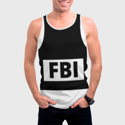 Мужская майка 3D Бронежилет ФБР FBI - фото 2