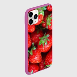 Чехол для iPhone 11 Pro матовый Клубничная - фото 2