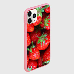 Чехол для iPhone 11 Pro Max матовый Клубничная - фото 2