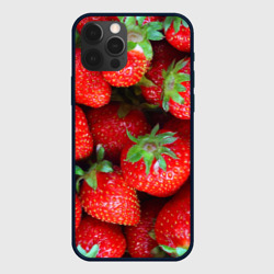 Чехол для iPhone 12 Pro Клубничная