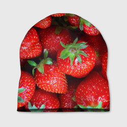 Шапка 3D Клубничная