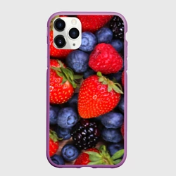 Чехол для iPhone 11 Pro матовый Berries
