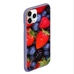 Чехол для iPhone 11 Pro Max матовый Berries - фото 2