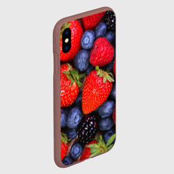 Чехол для iPhone XS Max матовый Berries - фото 2