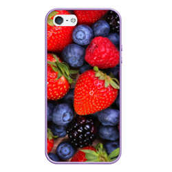 Чехол для iPhone 5/5S матовый Berries