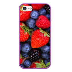 Чехол для iPhone 5/5S матовый Berries