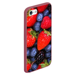 Чехол для iPhone 5/5S матовый Berries - фото 2