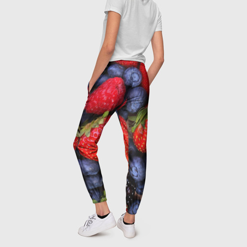 Женские брюки 3D Berries, цвет 3D печать - фото 4