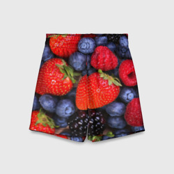 Детские спортивные шорты 3D Berries