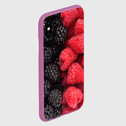 Чехол для iPhone XS Max матовый Ягодная - фото 2