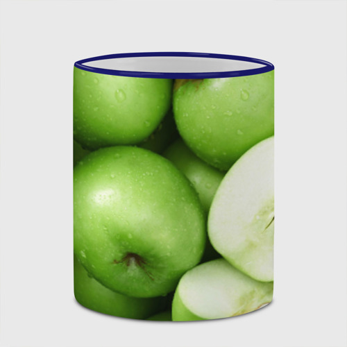 Кружка с полной запечаткой Яблочная, цвет Кант синий - фото 4