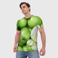 Мужская футболка 3D Яблочная - фото 2
