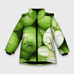 Зимняя куртка для девочек 3D Яблочная