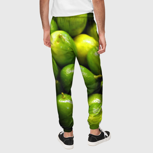 Мужские брюки 3D Лаймовая, цвет 3D печать - фото 5