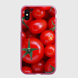 Чехол для iPhone XS Max матовый Томатная