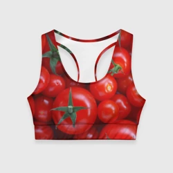 Женский спортивный топ 3D Томатная