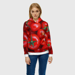 Женская толстовка 3D Томатная - фото 2