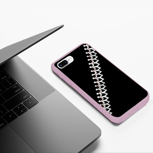 Чехол для iPhone 7Plus/8 Plus матовый Three Days Grace 9, цвет розовый - фото 5
