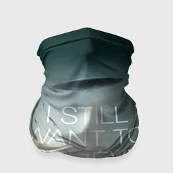 Бандана-труба 3D Секретные материалы i still want to believe надпись-цитата