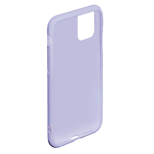 Чехол для iPhone 11 Pro матовый Секретные материалы 1, цвет светло-сиреневый - фото 4