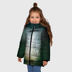 Зимняя куртка для девочек 3D Секретные материалы 1 - фото 2
