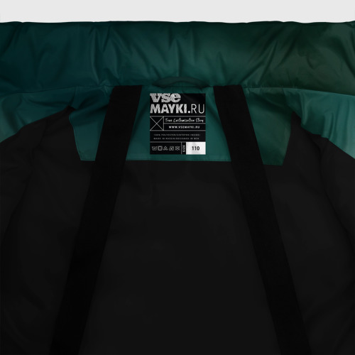 Зимняя куртка для девочек 3D Секретные материалы 3, цвет черный - фото 7