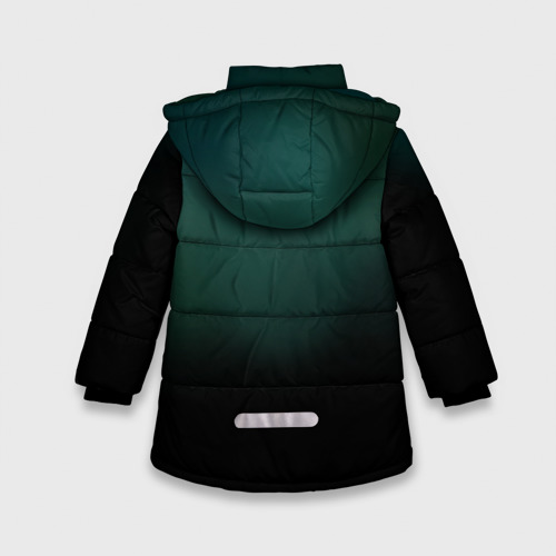 Зимняя куртка для девочек 3D Секретные материалы 3, цвет черный - фото 2