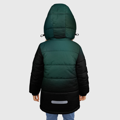 Зимняя куртка для девочек 3D Секретные материалы 3, цвет черный - фото 4