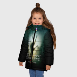Зимняя куртка для девочек 3D Секретные материалы 3 - фото 2