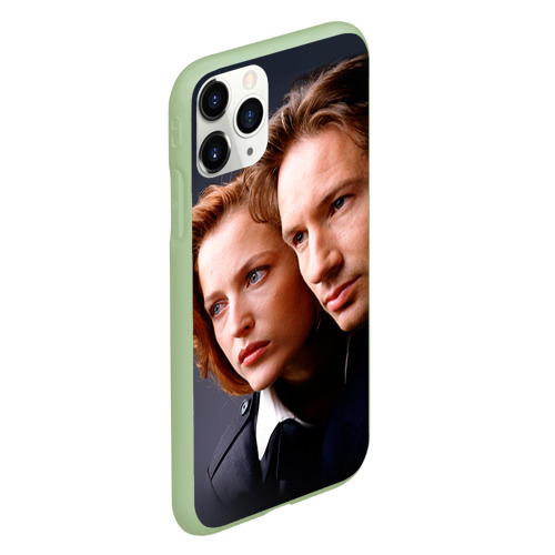 Чехол для iPhone 11 Pro матовый Секретные материалы 5, цвет салатовый - фото 3