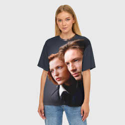 Женская футболка oversize 3D Секретные материалы 5 - фото 2