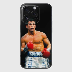 Чехол для iPhone 16 Pro Max силиконовый с защитой камеры Артур Гатти