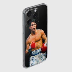 Чехол для iPhone 15 Pro силиконовый с защитой камеры Артур Гатти - фото 2