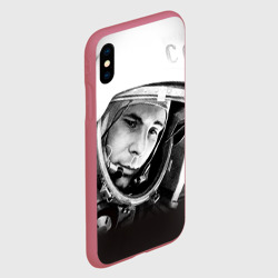 Чехол для iPhone XS Max матовый Гагарин 1 - фото 2