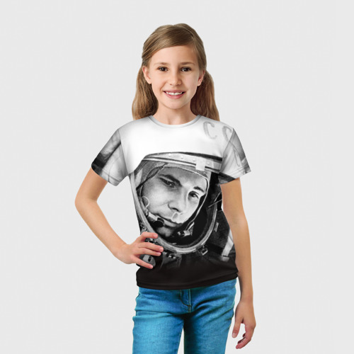 Детская футболка 3D Гагарин 1 Фото 01