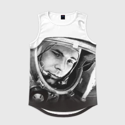 Мужская спортивная майка 3D Гагарин 1