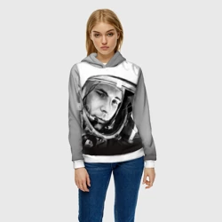 Женская толстовка 3D Гагарин 1 - фото 2