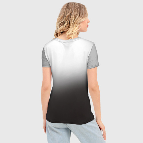 Женская футболка 3D Slim Гагарин 1, цвет 3D печать - фото 4