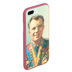 Чехол для iPhone 7Plus/8 Plus матовый Гагарин 2 - фото 2