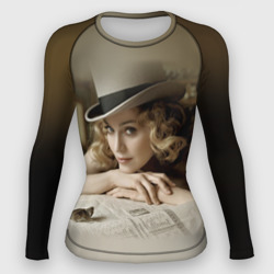 Женский рашгард 3D Мадонна в шляпе