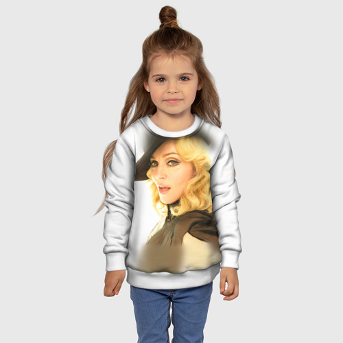Детский свитшот 3D Мадонна 2, цвет 3D печать - фото 7