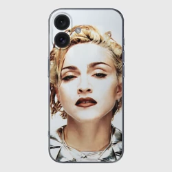 Чехол для iPhone 16 силиконовый с защитой камеры Мадонна 3