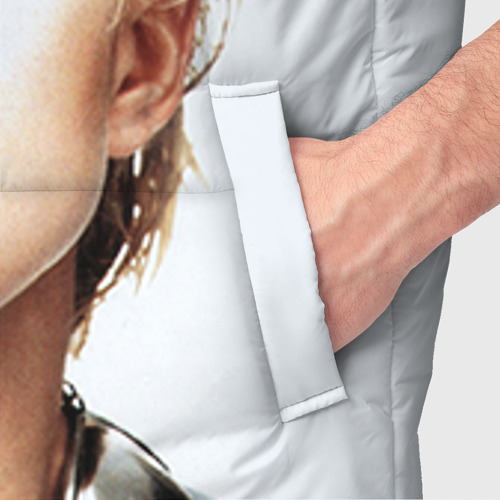 Мужской жилет утепленный 3D Мадонна 3, цвет светло-серый - фото 6