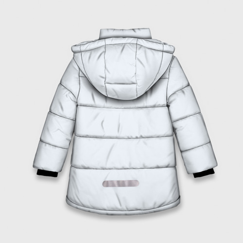 Зимняя куртка для девочек 3D Мадонна 3, цвет светло-серый - фото 2