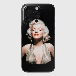 Чехол для iPhone 16 Pro силиконовый с защитой камеры Мерлин Монро 2