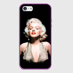 Чехол для iPhone 5/5S матовый Мерлин Монро 2
