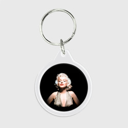 Брелок круглый Мерлин Монро 2