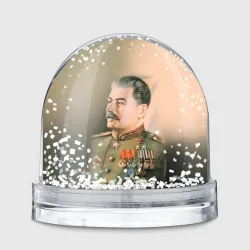 Игрушка Снежный шар Сталин в мундире